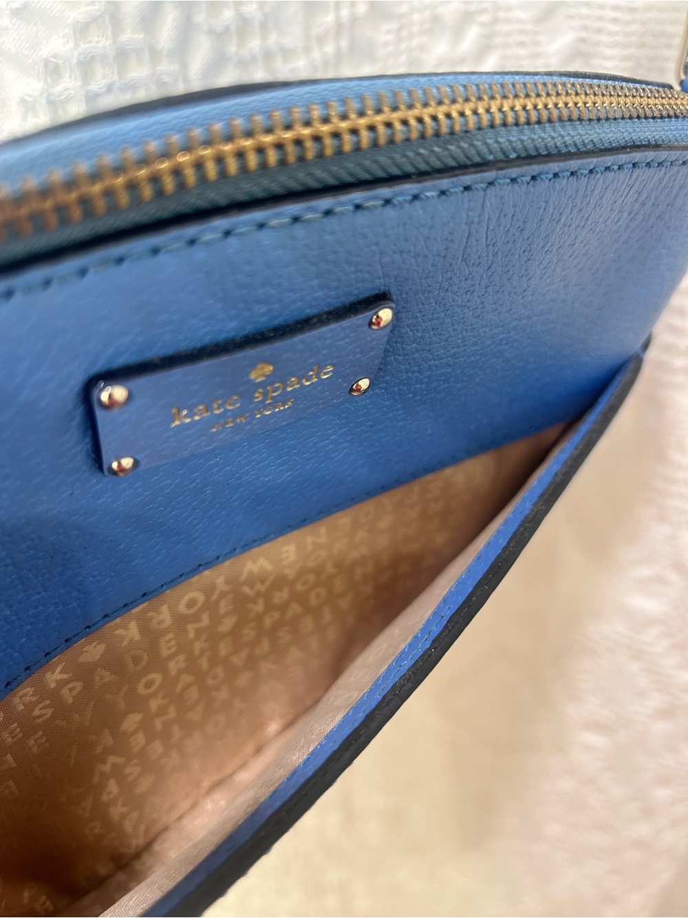 Kate Spade New York Blue Leather Crossbody Bag - Picture 4 of 8